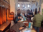 اولین جشنواره ملی بداهه‌نویسی بانوان خوشنویس ایران با عنوان "مشق مادر" در قزوین برگزار شد 
