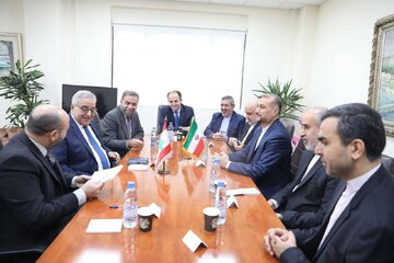 Hossein AmirAbdollahian rencontre le ministre libanais des Affaires étrangères