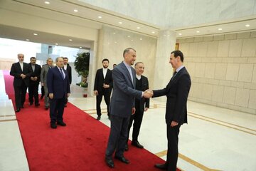 AmirAbdollahian rencontre Bachar al-Assad à Damas