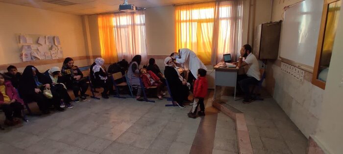 اردوی گروه جهادی پزشکی در قرچک برگزار شد