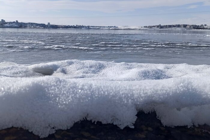 دریاچه شورابیل اردبیل یخ بست