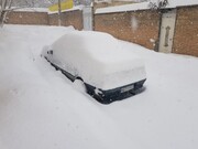 برف تا بالای زانو رسیده است؛ آمادگی کامل ستاد مدیریت بحران همدان
