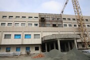 بیمارستان امام خمینی نقده ۸۷ درصد پیشرفت فیزیکی دارد