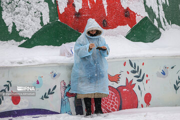 Iran : de fortes chutes de neige à Téhéran, mi janvier 2023