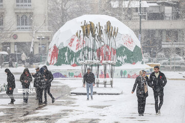 Iran : de fortes chutes de neige à Téhéran, mi janvier 2023