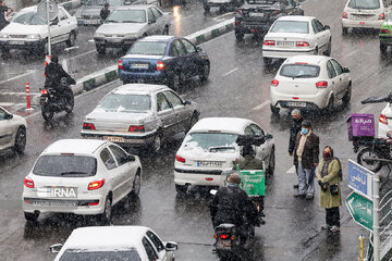 Iran : de fortes chutes de neige à Téhéran, mi janvier 2023