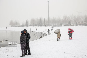 Iran : de fortes chutes de neige à Téhéran, mi janvier 2023