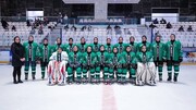 Die iranische Eishockeymannschaft von Frauen wird Vizemeister 