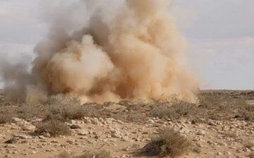 انفجار راکت به جای مانده از جنگ تحمیلی در گیلانغرب