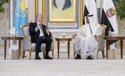 گفت وگوی رئیس امارات و رئیس جمهور قزاقستان