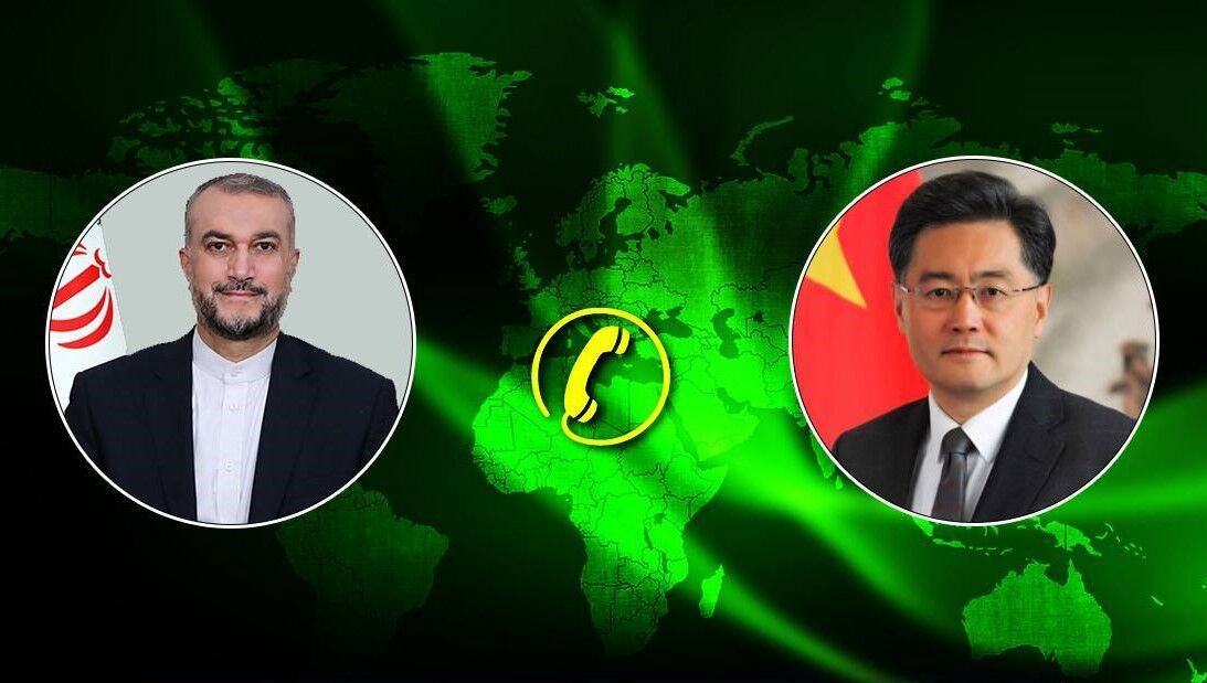 Amir Abdollahians Telefoniert mit dem neuen Außenminister Chinas