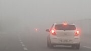 جاده های خراسان رضوی مه آلود و لغزنده است