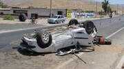 واژگونی خودرو در محور اردستان یک کشته و ۲ مصدوم بر جا گذاشت 
