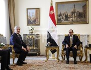 وزیرخارجه ایتالیا با السیسی دیدار کرد/ امنیت منطقه‌ای و لیبی محور گفتگوی تاجانی و مقامات مصری