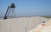 برج مراقبت حزب الله فراتر از دیوار بتنی رژیم صهیونیستی    