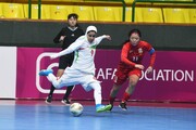 پیروزی تیم فوتسال زنان ایران مقابل ازبکستان در تورنمنت کافا