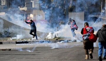 دهها فلسطینی در درگیری های امروز نابلس زخمی شدند