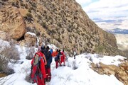 ۲ کوهنورد در ارتفاعات قله « پراو » کرمانشاه دچار حادثه شدند