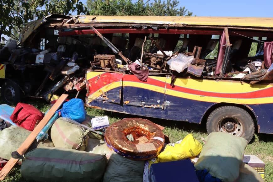 برخورد اتوبوس با کامیون در چاد ۲۰ کشته برجای گذاشت