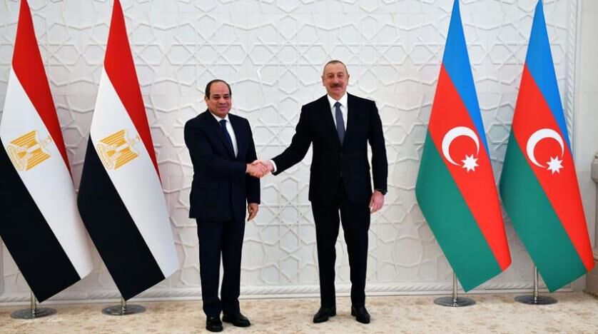 روسای جمهور مصر و آذربایجان راه‌های تقویت روابط دوجانبه را بررسی کردند