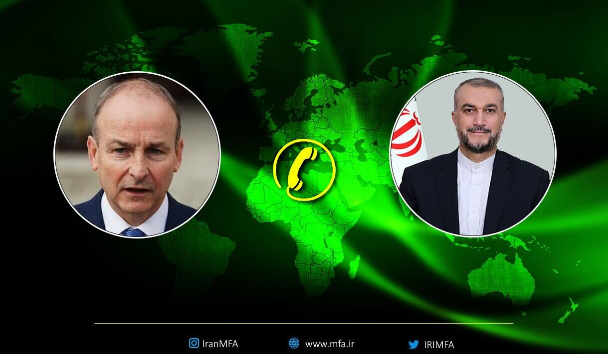 Iran FM invites Irish counterpart to visit Tehran  