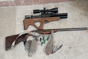 شکارچی غیرمجاز در منطقه حفاظت شده البرز جنوبی دستگیر شد