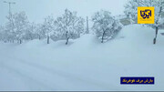 بارش برف شهرستان‌های اردل و کوهرنگ را در وضعیت اضطراری قرار دارد