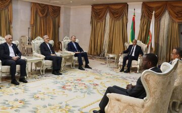 Amir Abdollahian rencontre le président mauritanien à Nouakchott