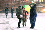 Iran: la province de Hamedan sous la neige