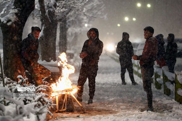 Iran: la province de Hamedan sous la neige