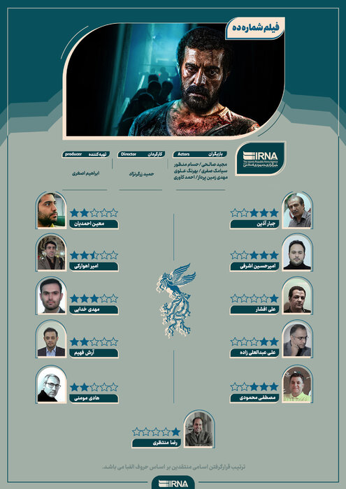 «شماره ۱۰» از سبد منتقدان چند ستاره دشت کرد؟