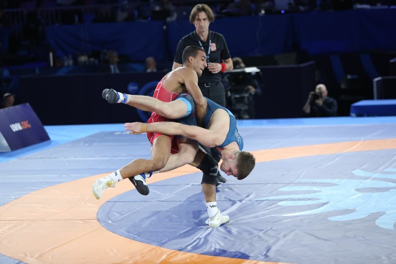 Geraie wins Iran's first gold medal in Greco-Roman