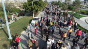 همایش بزرگ پیاده روی خانودگی در شهر مِهِستان البرز برگزار شد