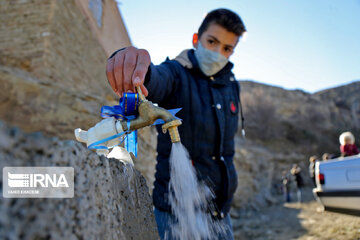 ۱۶ تانکر آب یک هزار لیتری در شهر زنجان برای مراسم یوم العباس نصب شد