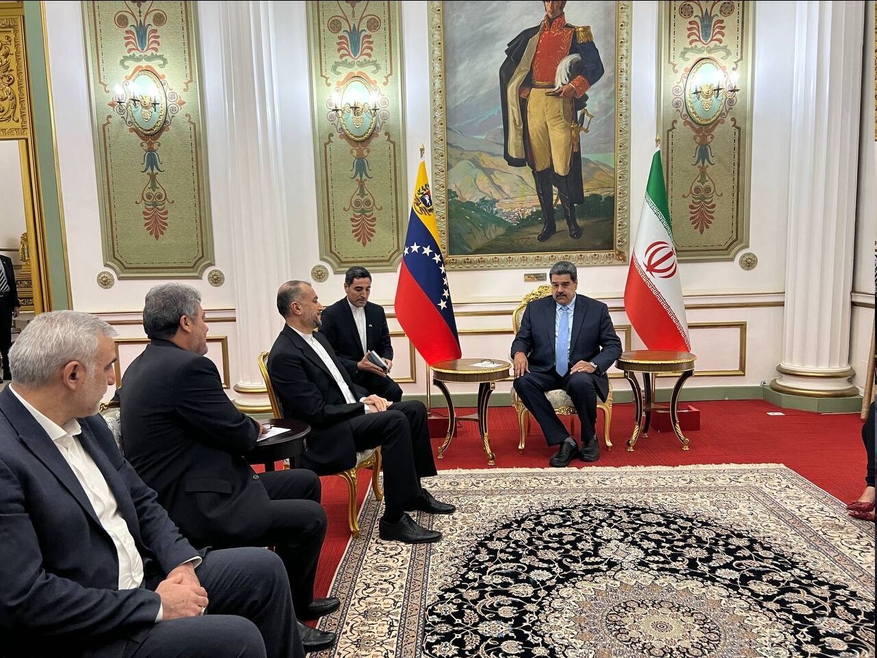 Amir Abdolahian y Maduro se reúnen en Caracas