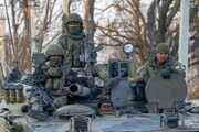 حمله نیروهای روسیه به شهر باخموت اوکراین