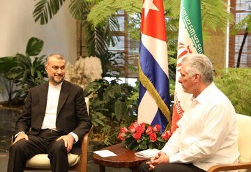 Amir Abdollahian rencontre le président de Cuba