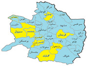 هشت شهرستان خراسان رضوی در وضعیت زرد کرونایی قرار دارد