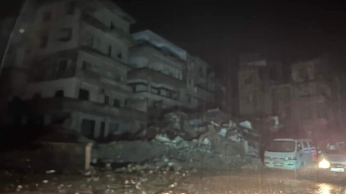نمایی از حجم خسارت های وارد شده در زلزله شمال سوریه در قاب تصویر + فیلم