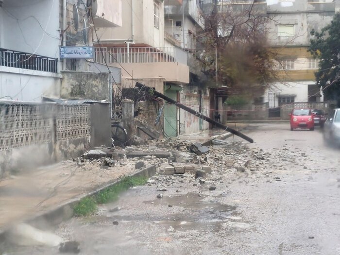 حجم خسارت های وارد شده در زلزله شمال سوریه ۲ + فیلم و عکس
