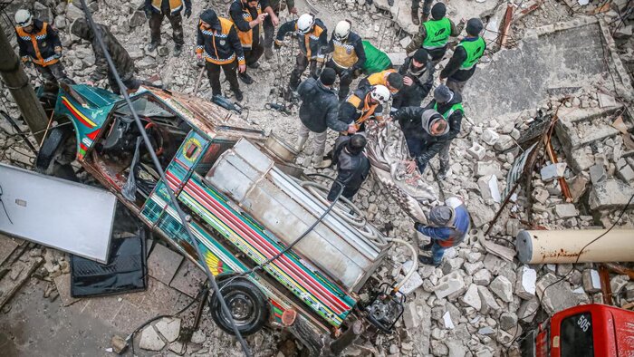 حجم ویرانی های زلزله ترکیه به روایت تصویر ۴