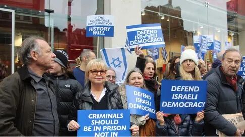 اعتراضات علیه نتانیاهو به لندن کشیده شد+ فیلم