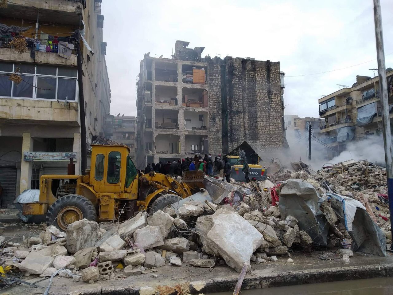 حجم خسارت های زلزله در شمال سوریه ۲ + فیلم و عکس

