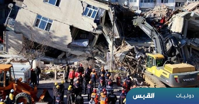 معاون اردوغان: تاکنون ۱۵۴۱ نفر جان خود را در زلزله از دست داده‌اند 