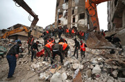 افزایش شمار جانباختگان زلزله ترکیه به ۴.۵۴۴ نفر