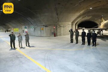 Presentada la primera base aérea subterránea de la Fuerza Aérea del Ejército iraní