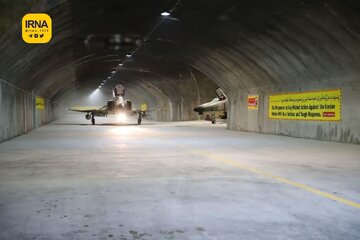 Presentada la primera base aérea subterránea de la Fuerza Aérea del Ejército iraní