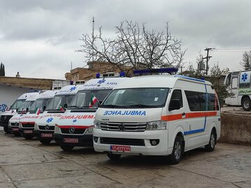 اورژانس زنجان آماده خدمات رسانی در چهارشنبه آخر سال است