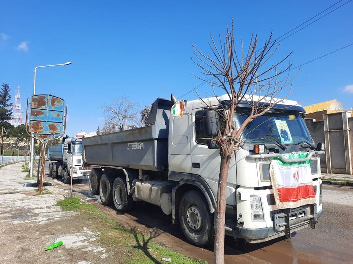 ایران کی شام میں زلزلے سے متاثریں کی امداد+ تصاویر