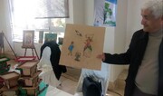نمایشگاه صنایع دستی معلولان در آسایشگاه خیریه کهریزک برپا شد